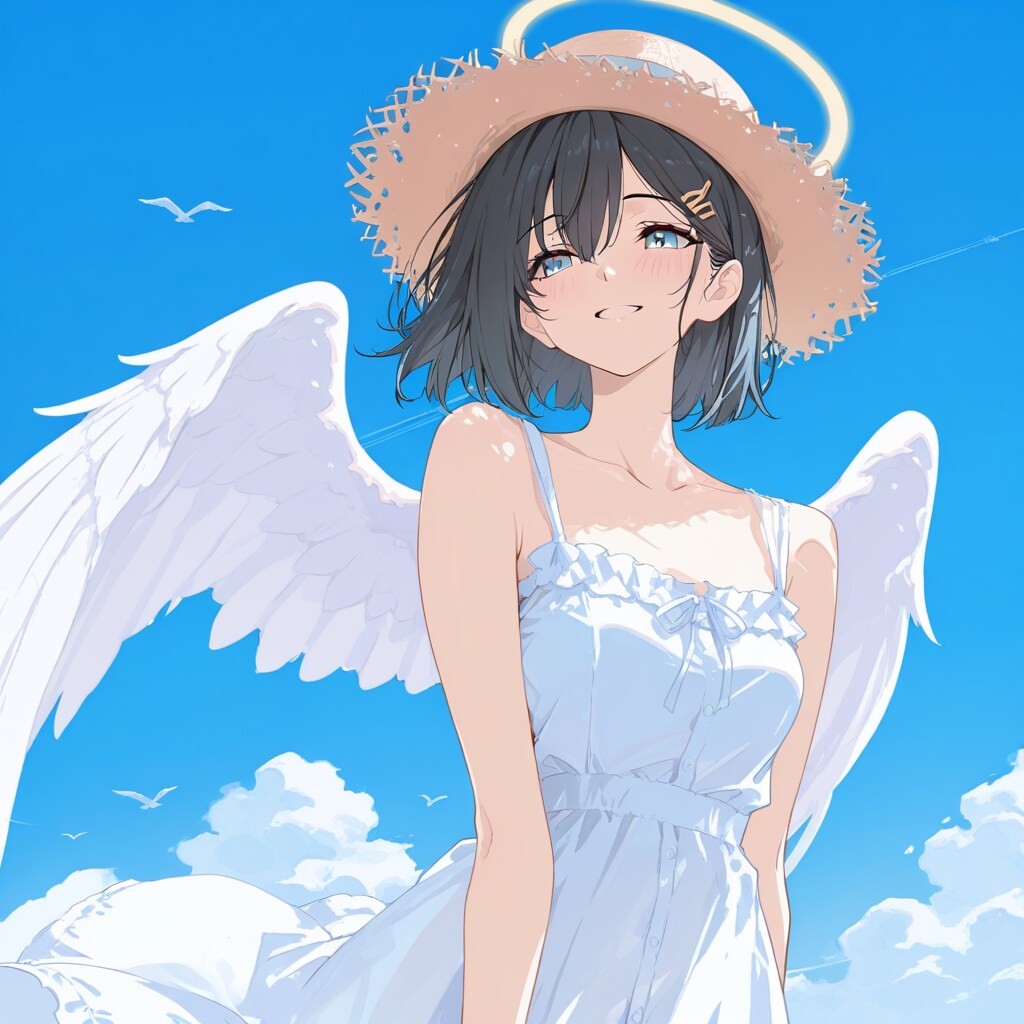 夏の青空の天使ちゃん260724