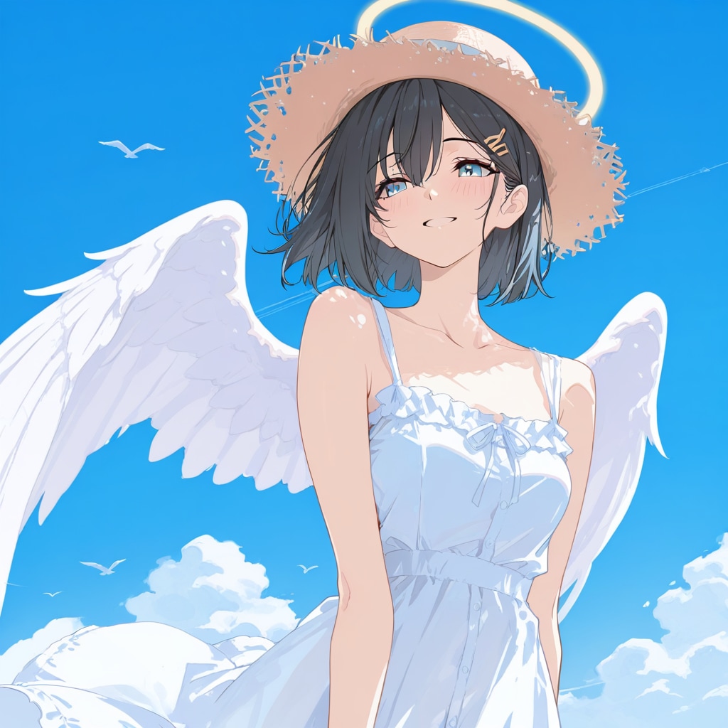夏の青空の天使ちゃん260724