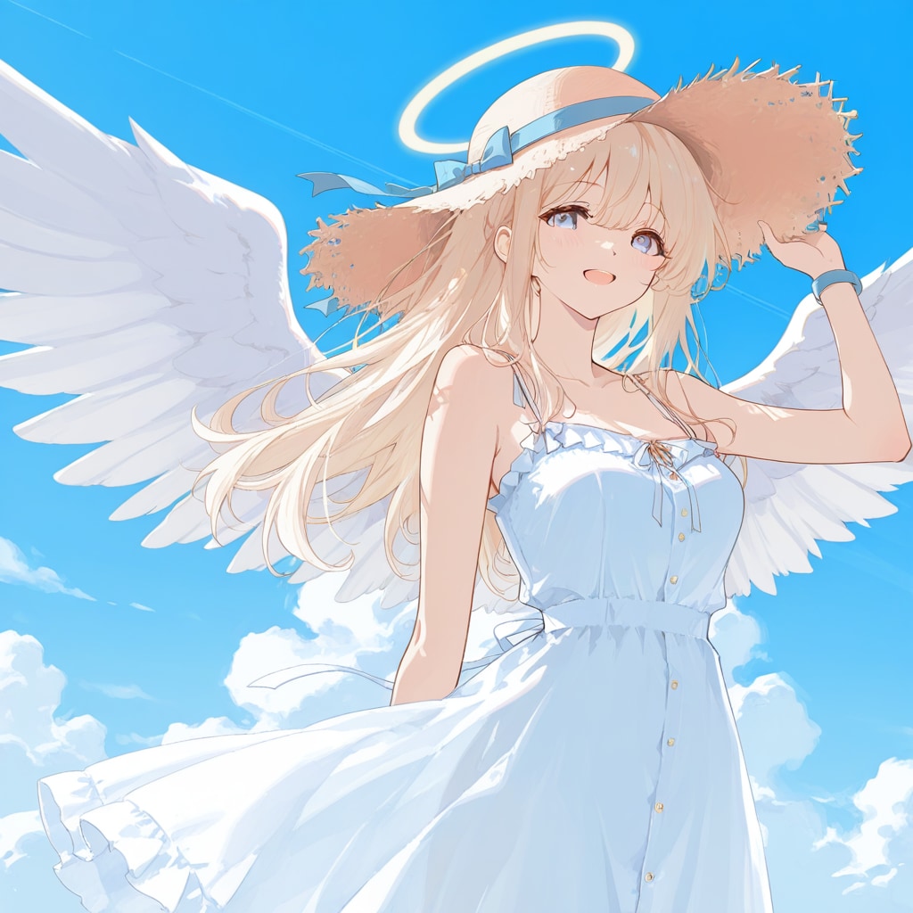 夏の青空の天使ちゃん260724