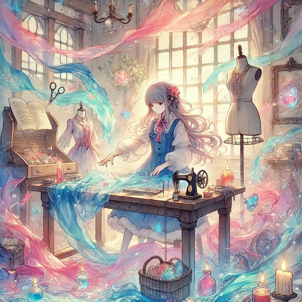 コスプレ服作成風景