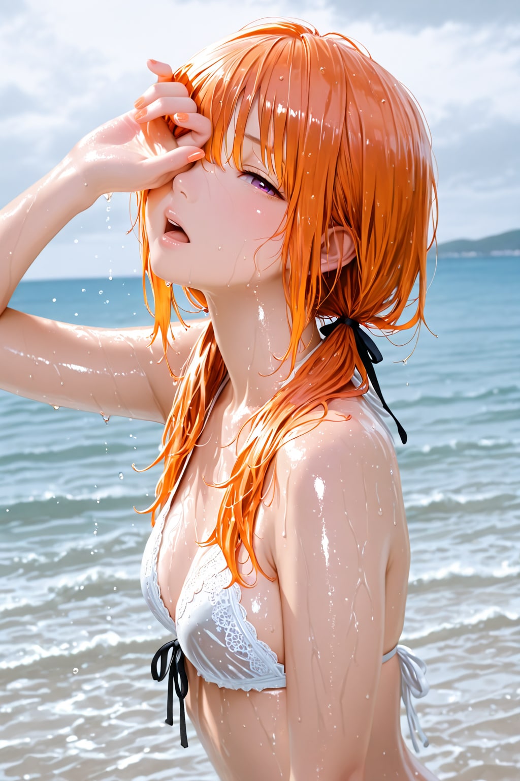 ずぶ濡れグラビア撮影 橘美柑ちゃん