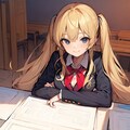 金髪ツインテール娘 (複数) 5枚目