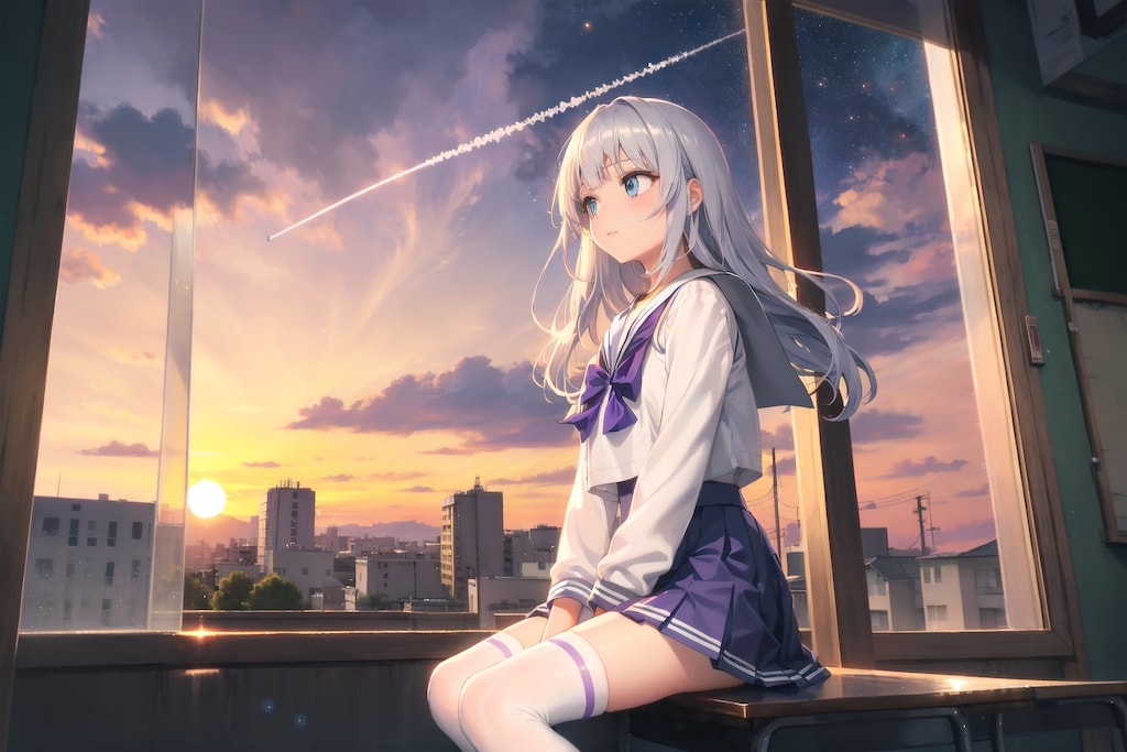 白線は宵に溶けて