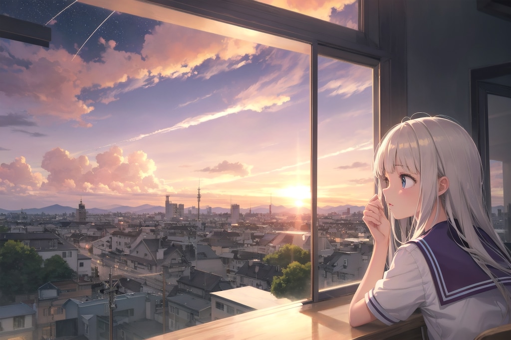 白線は宵に溶けて