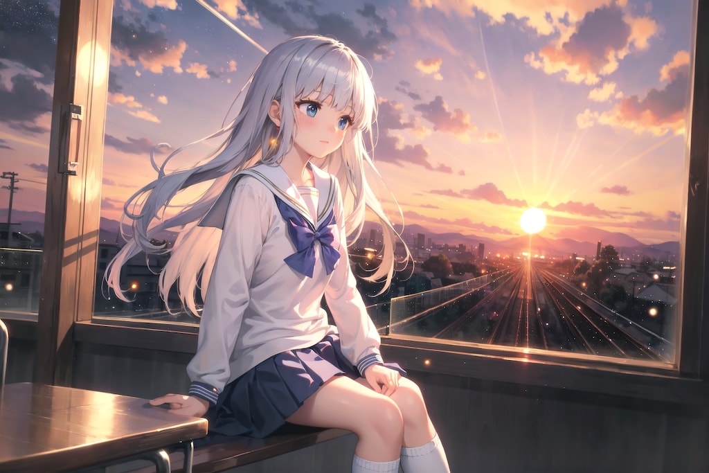 白線は宵に溶けて