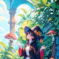 キノコの魔女の村 2枚目