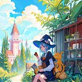 キノコの魔女の村 3枚目
