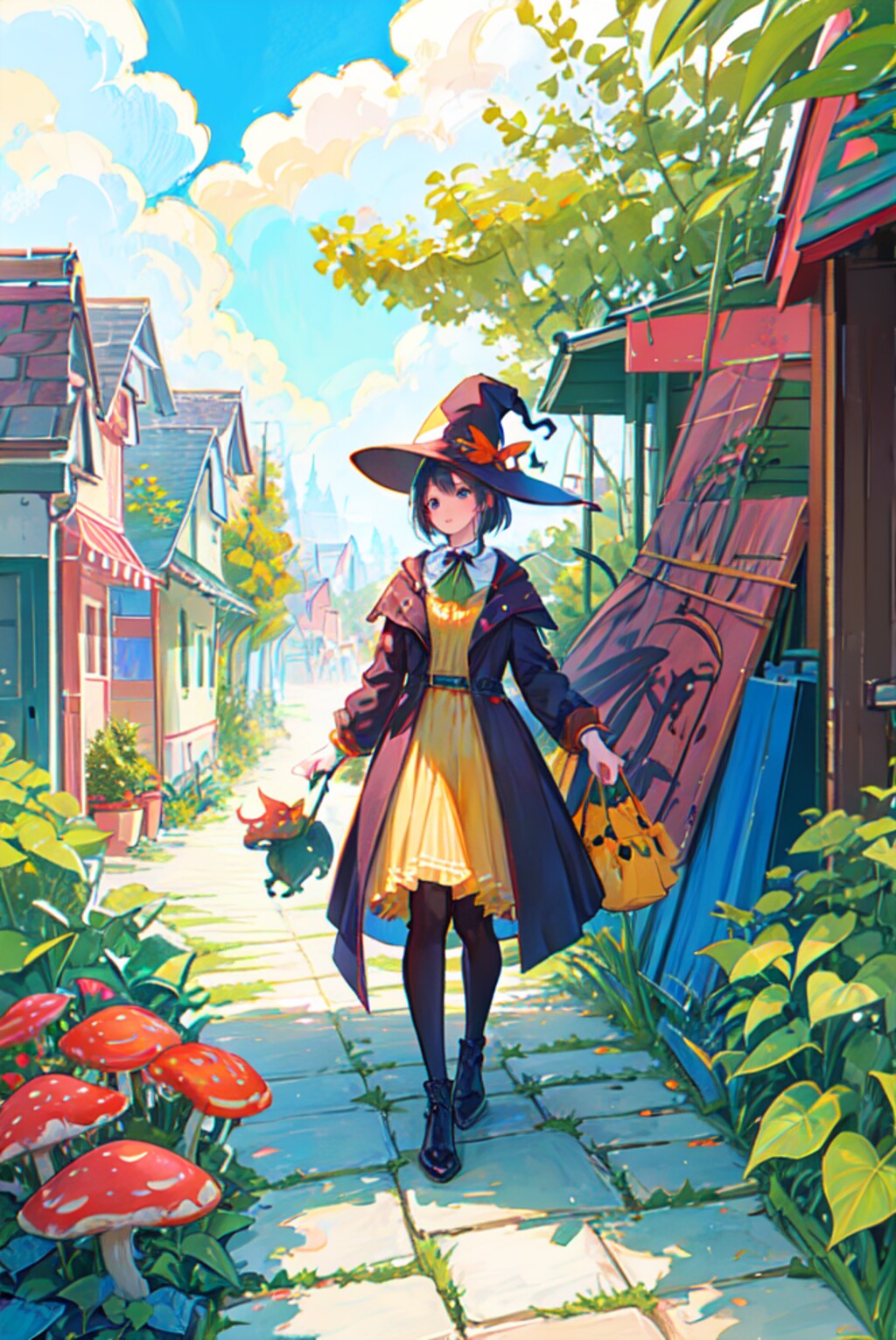 キノコの魔女の村