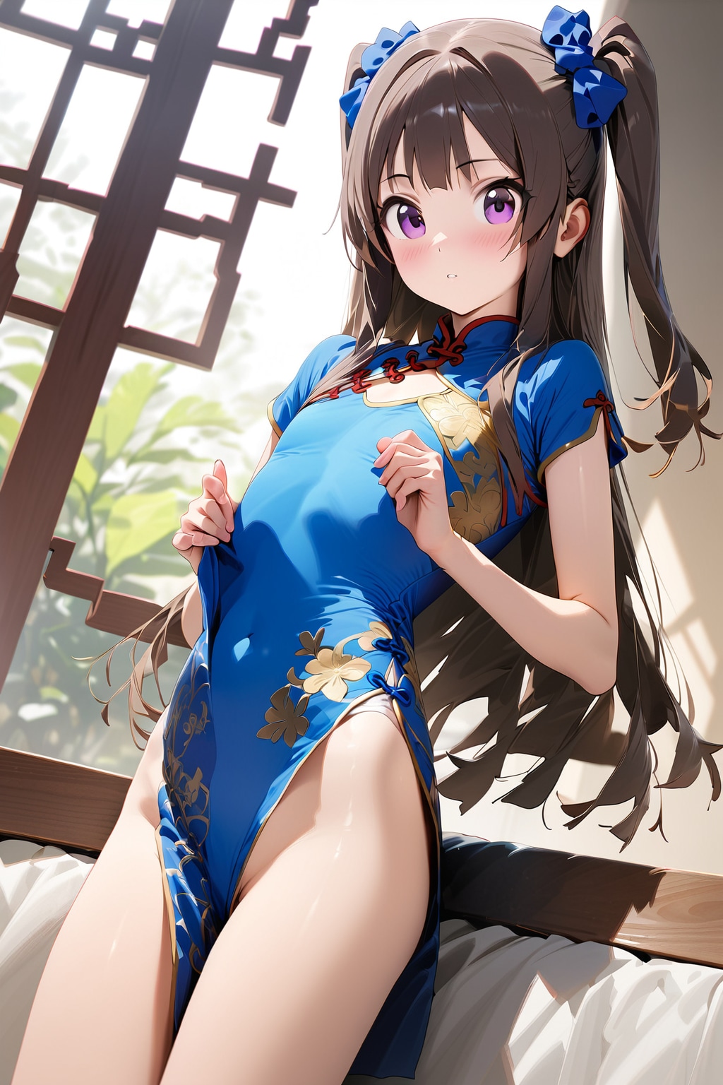 ツーサイドアップとチャイナ服