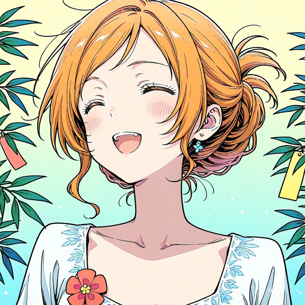 ７月７日生まれの夏織ちゃん | の人気AIイラスト・グラビア