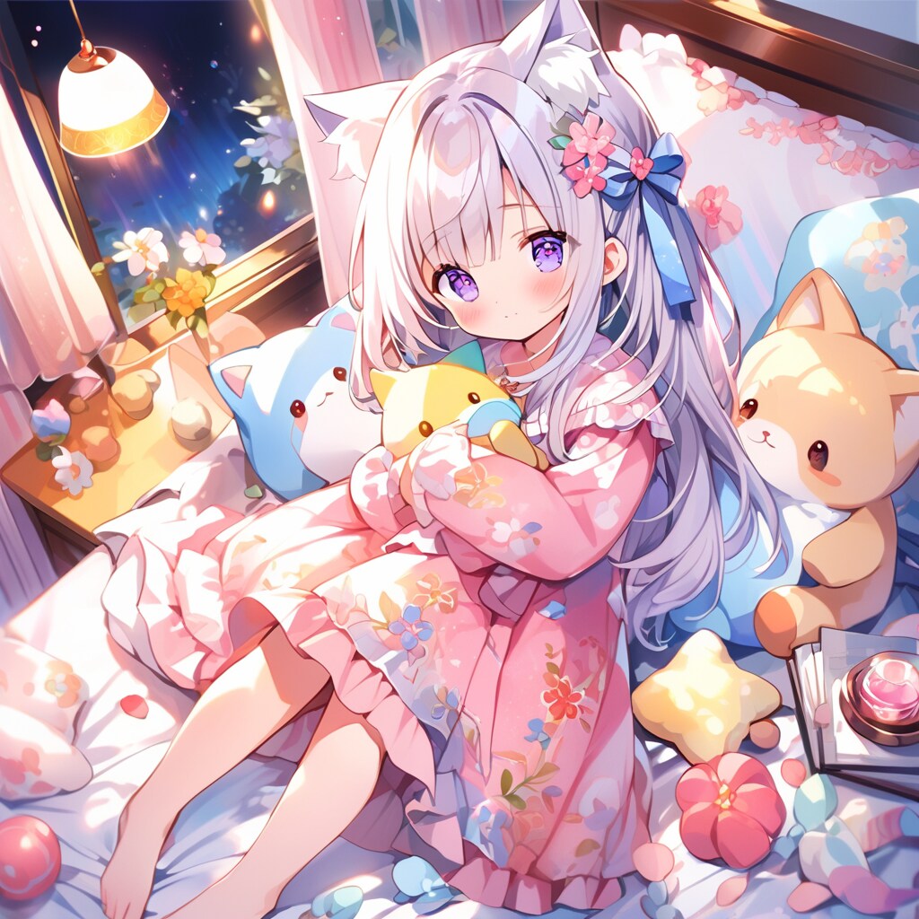 ぬいぐるみと寝る