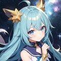 魔法少女💙 3枚目