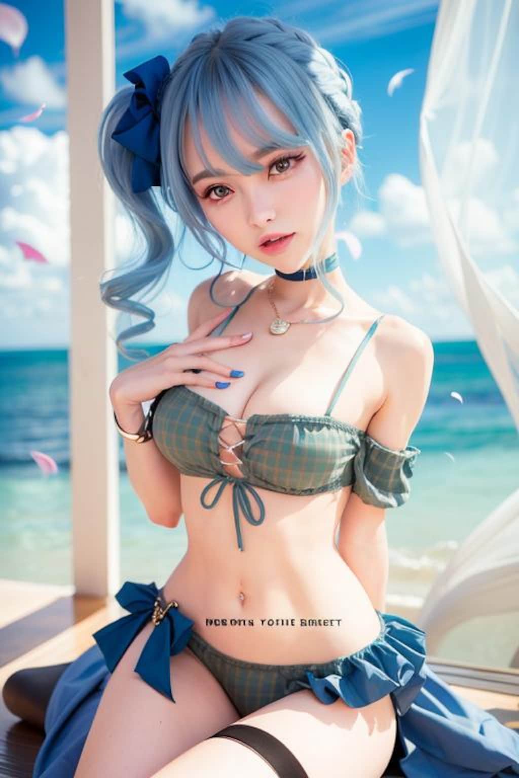 セクシー水着姿で悩殺！星街すいせいAIコスプレイヤーちゃん😍