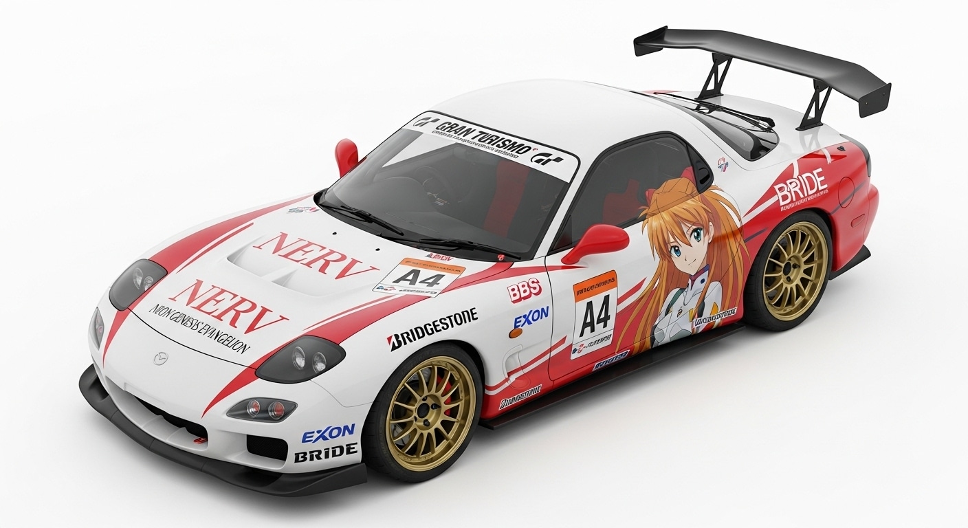 FD3S新世紀エヴァンゲリオン痛車レーシングカー | の人気AIイラスト・グラビア