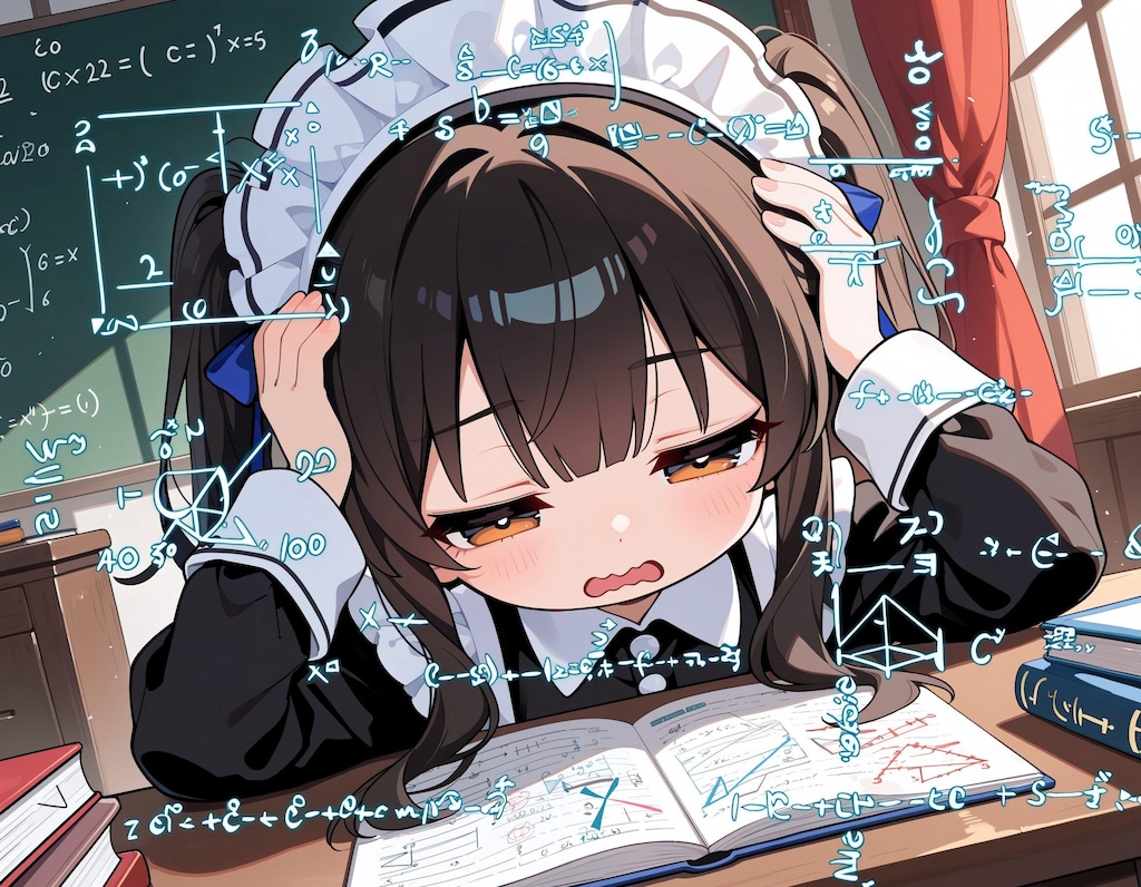 しゅくだい追い込みメイドさん