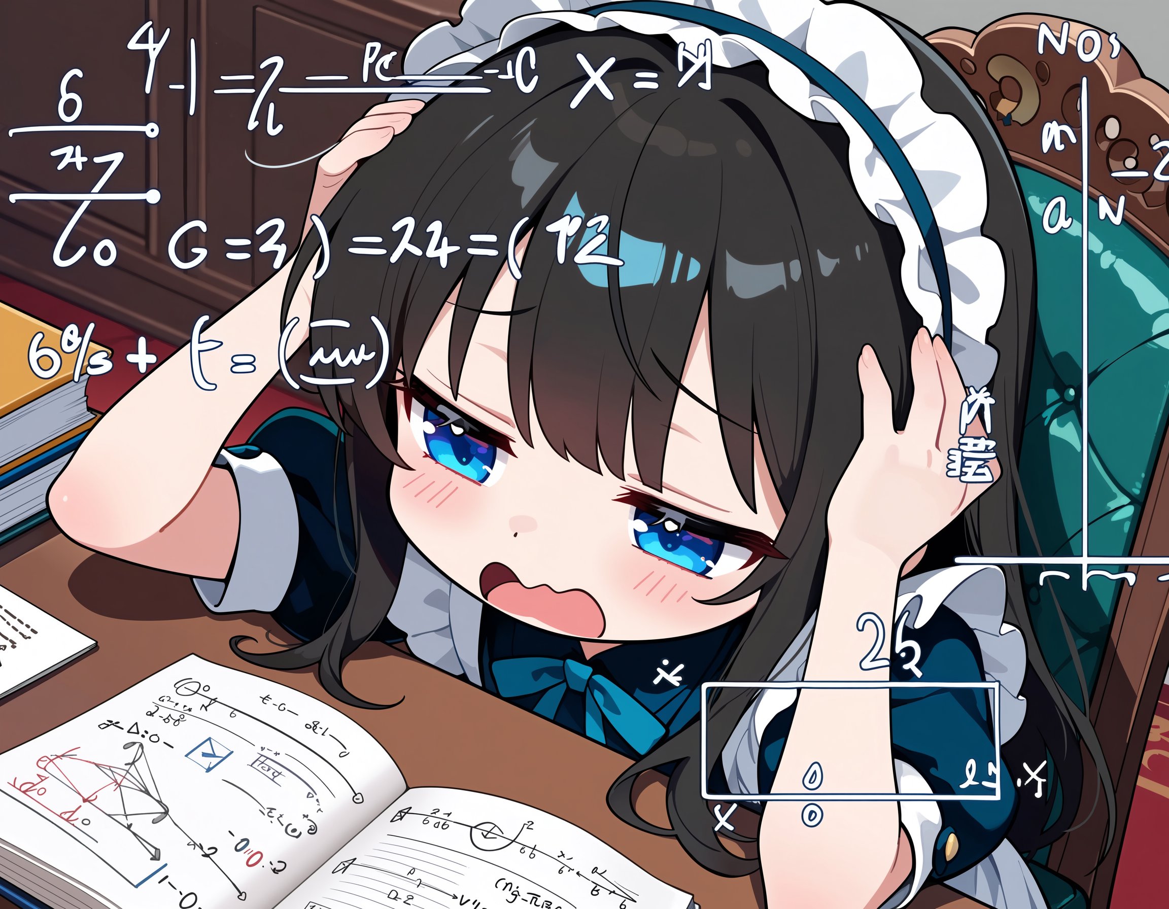 しゅくだい追い込みメイドさん | の人気AIイラスト・グラビア