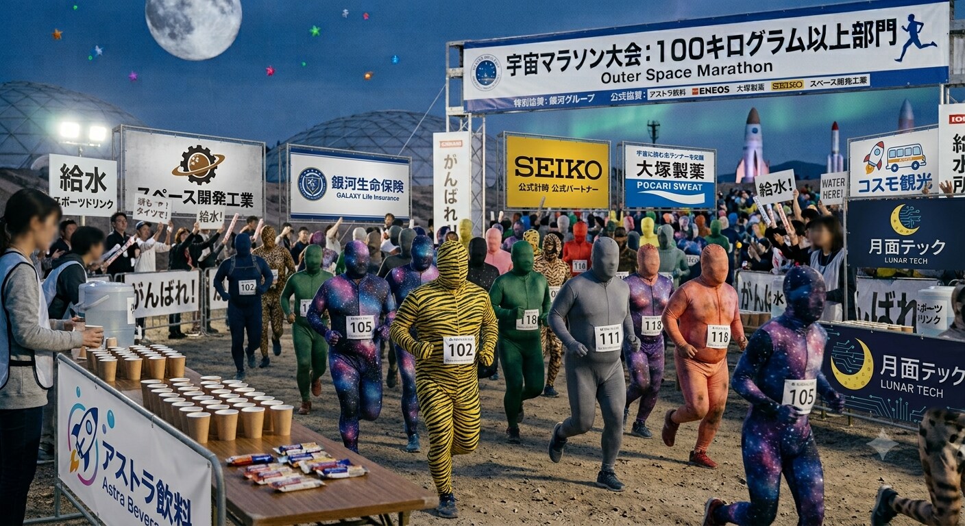 宇宙全身タイツマラソン
