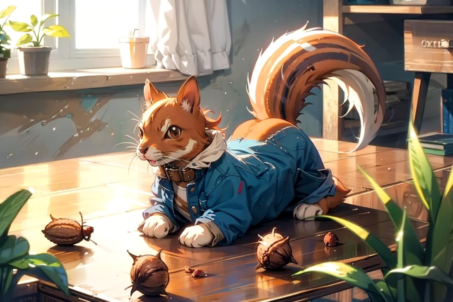 TOPAZ画伯の描く栗鼠 | の人気AIイラスト・グラビア