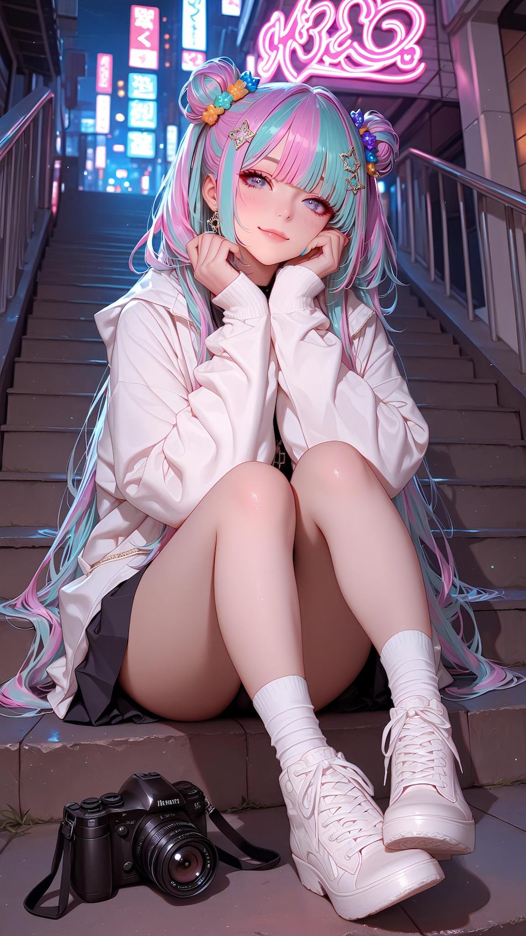 階段の秘密の休息Ⅲ