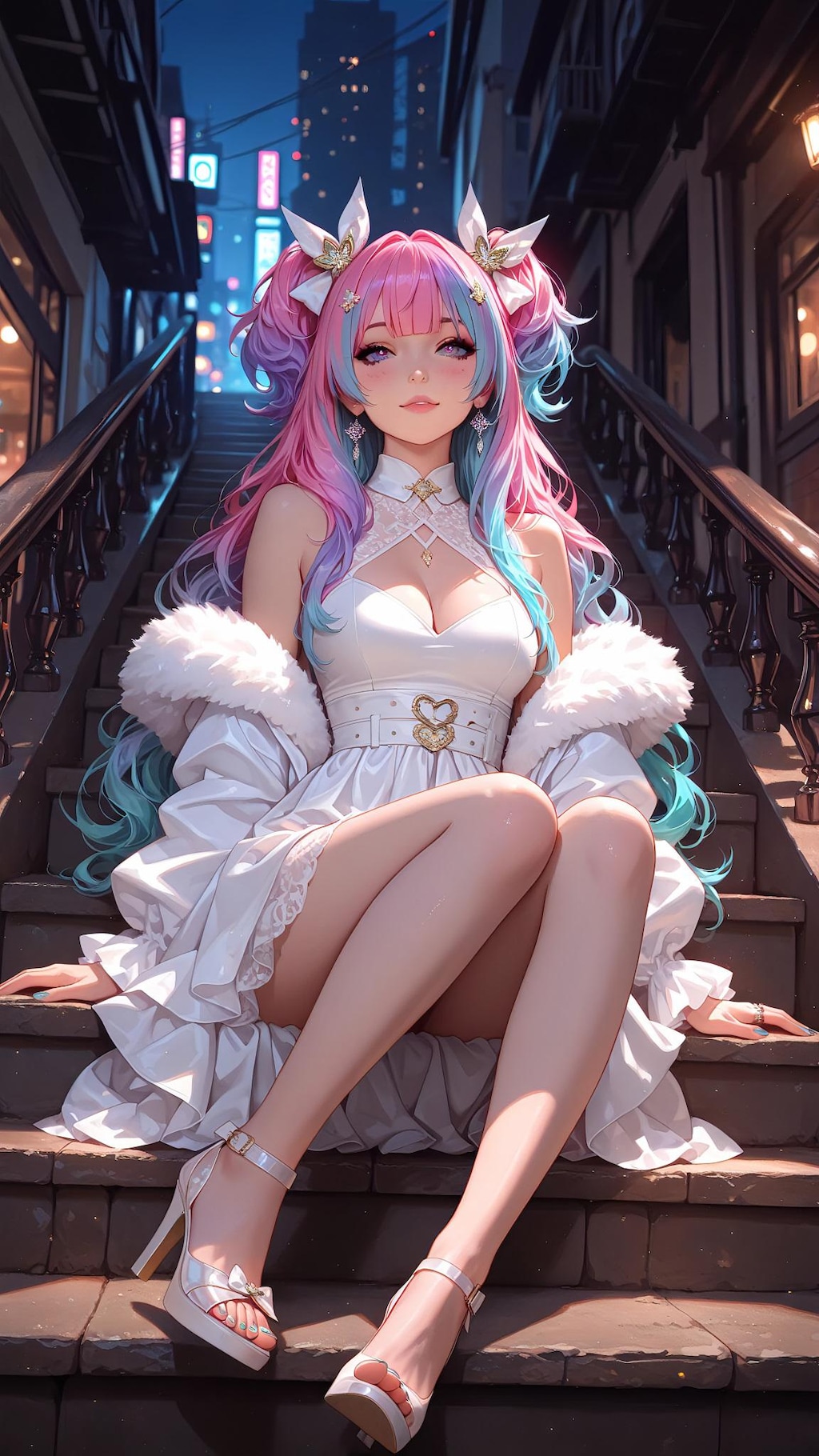 階段の秘密の休息Ⅲ