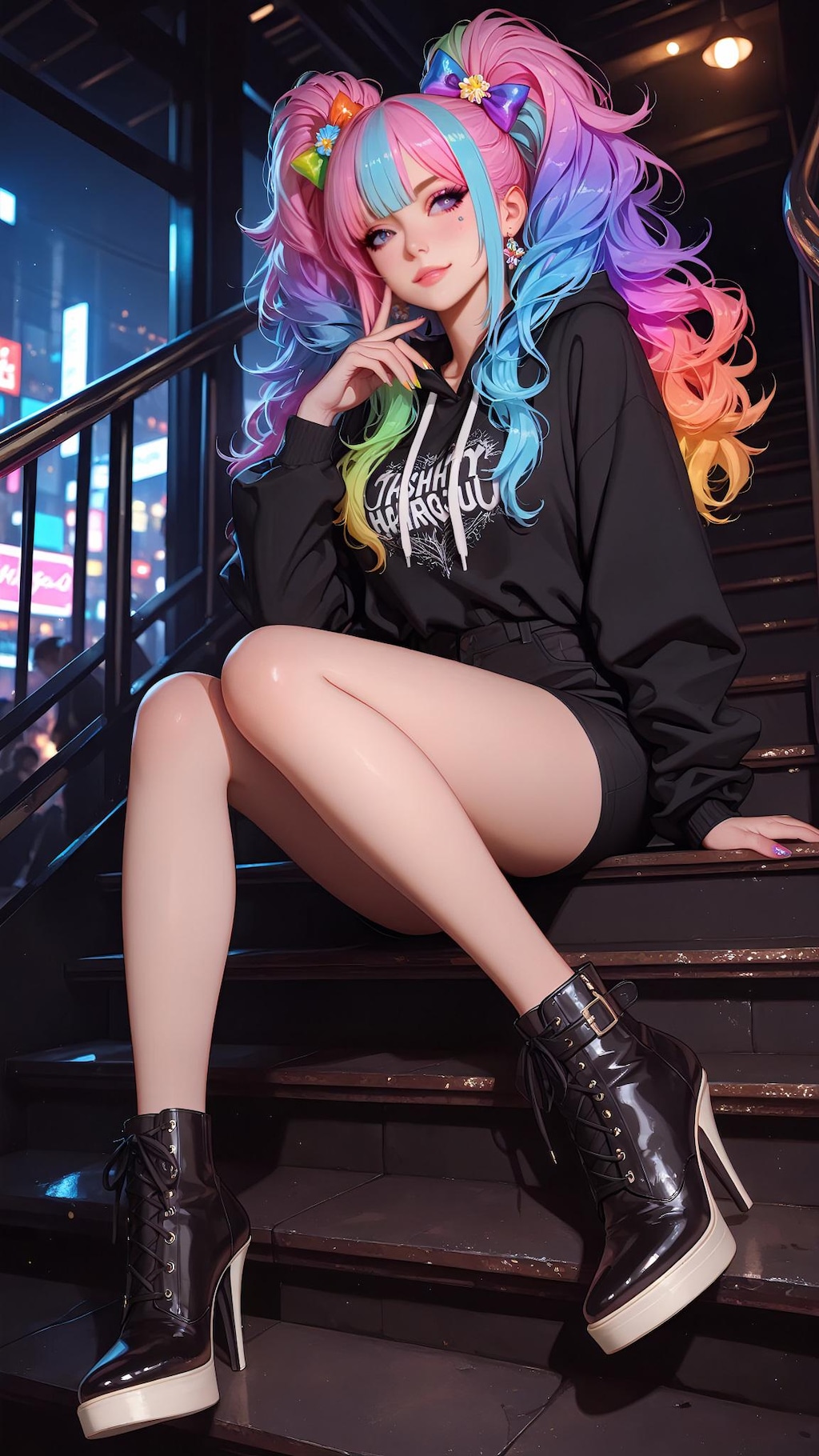 階段の秘密の休息Ⅲ