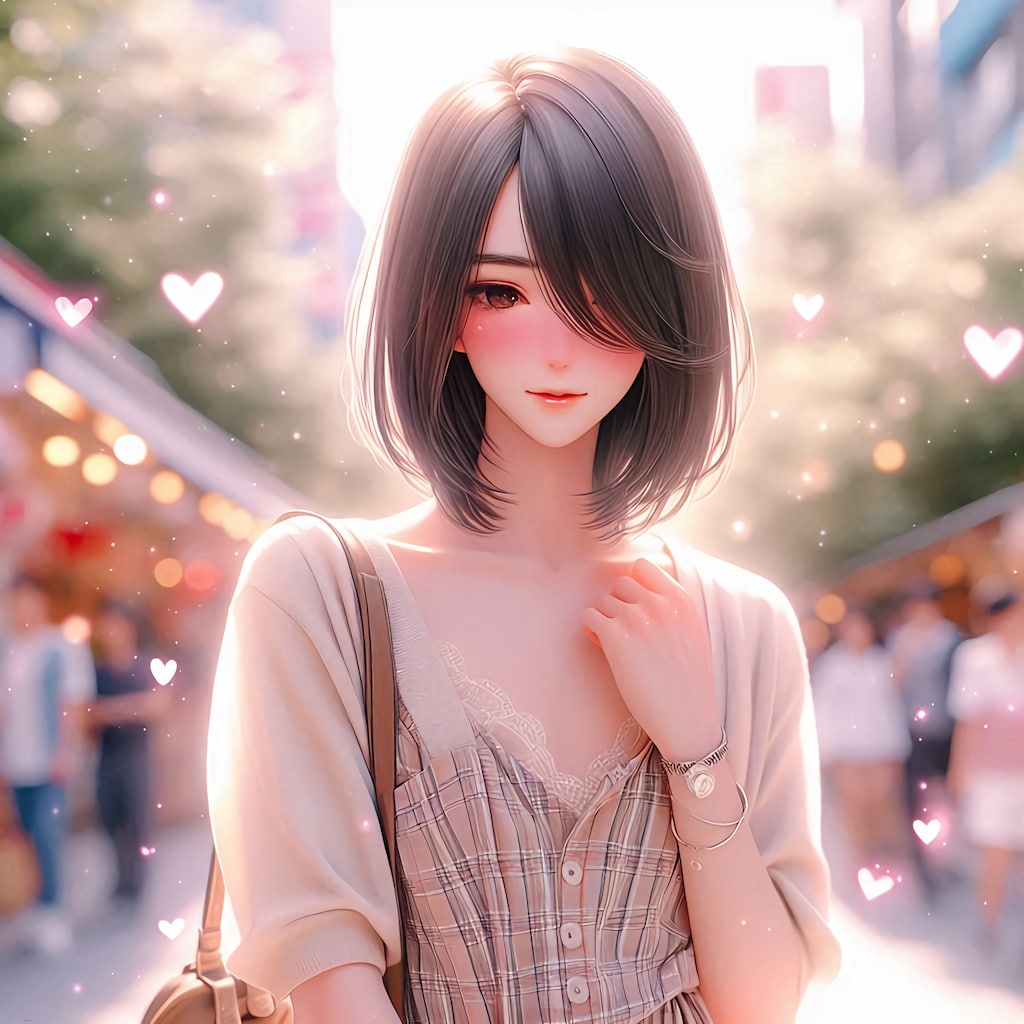 ドキドキ💓女装して初めてのお出かけ💕 (regenerate)