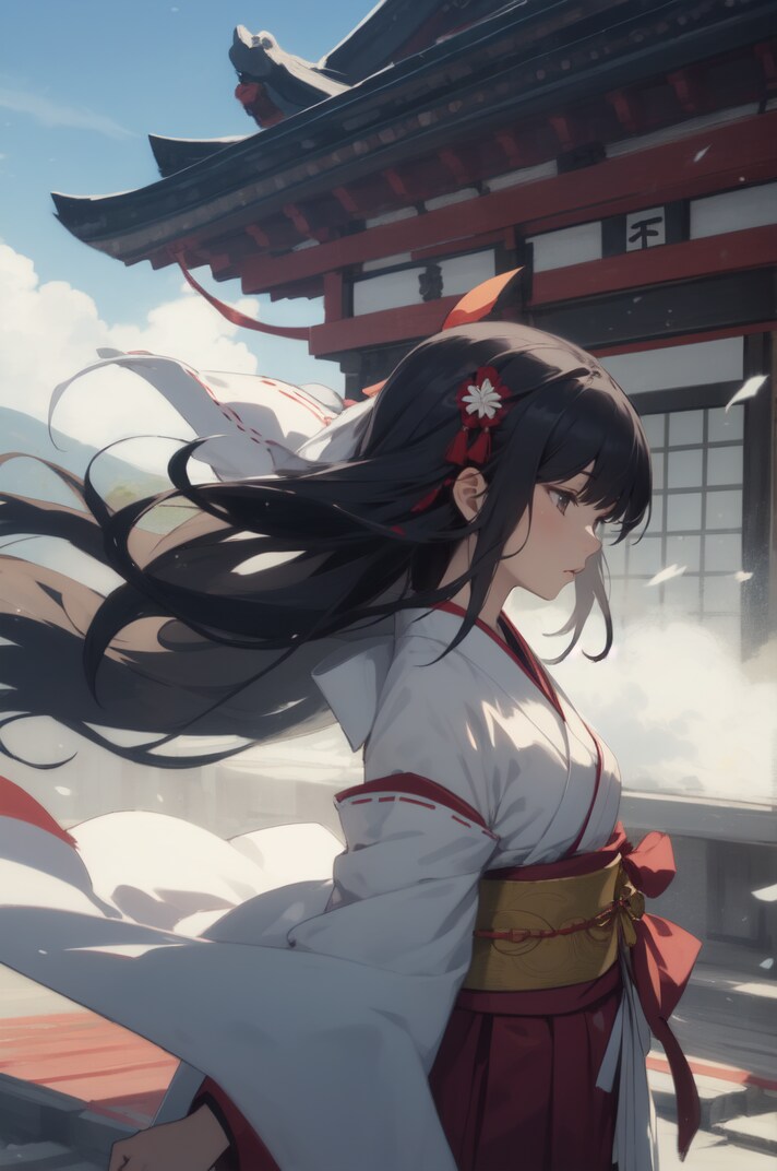 初めての巫女 | の人気AIイラスト・グラビア