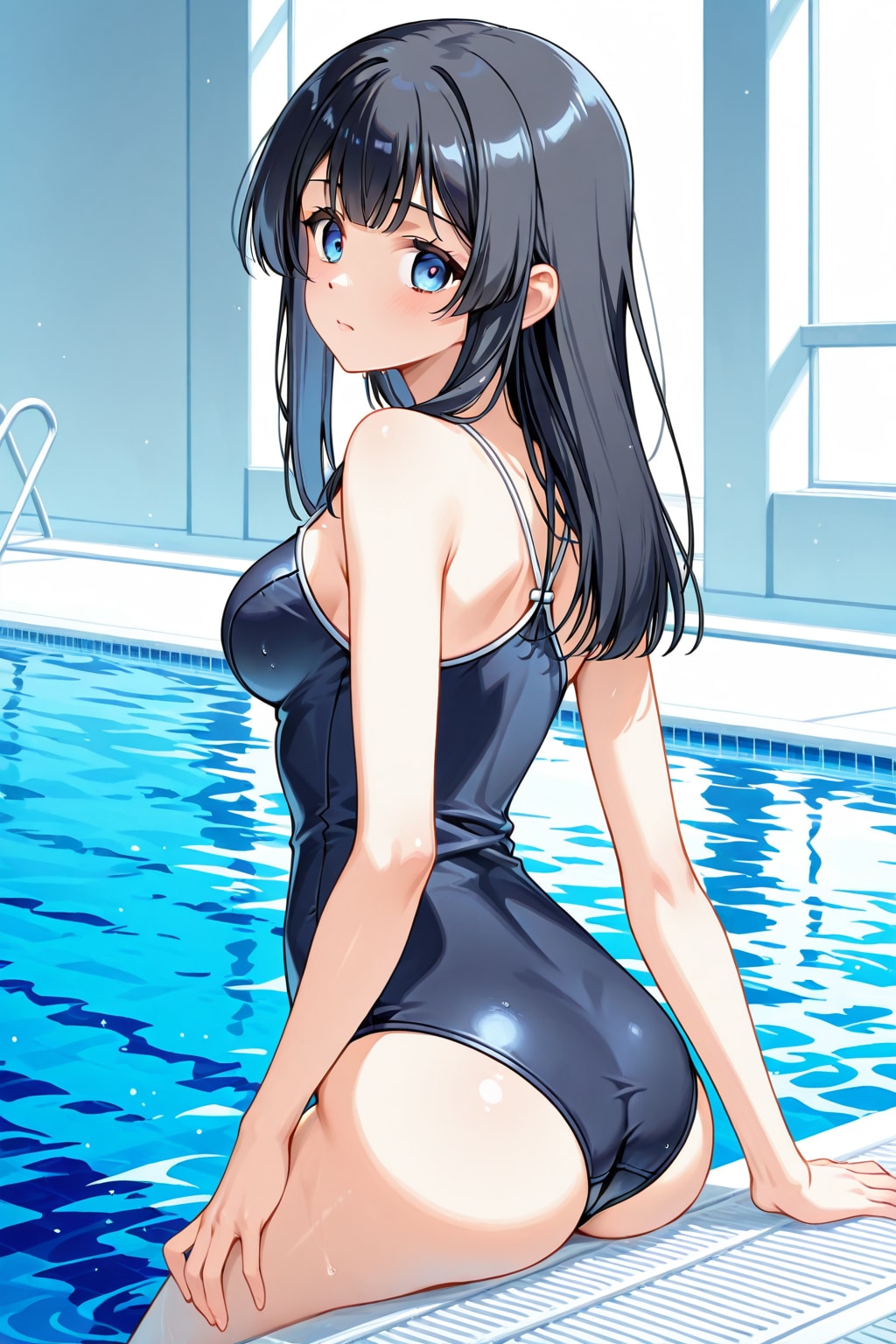 海…、ベタつくから嫌よ。
