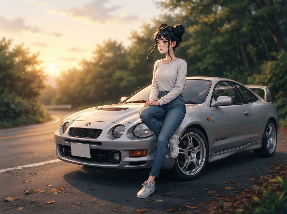 Silver car 2 | の人気AIイラスト・グラビア