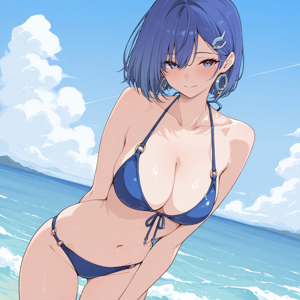 真夏ですあいちゃん水着可愛いな　弾