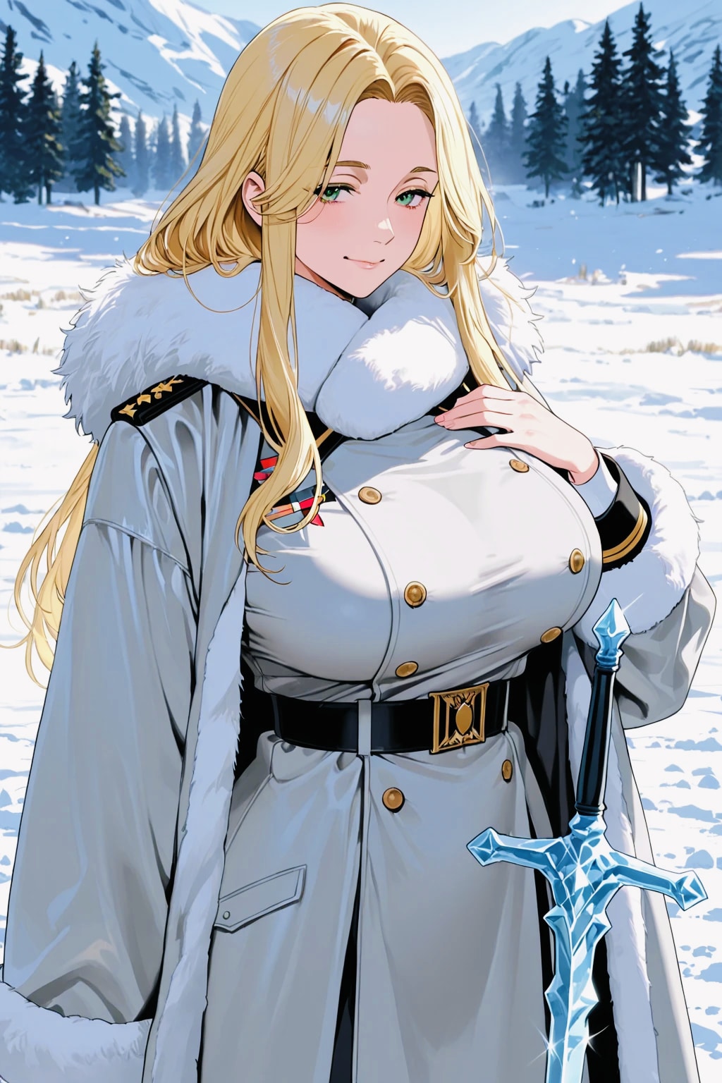 氷狼連邦、ヴィクトリア大将 | の人気AIイラスト・グラビア