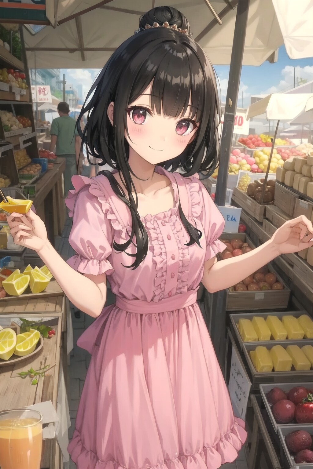 オレンジジュースをかうのです | の人気AIイラスト・グラビア