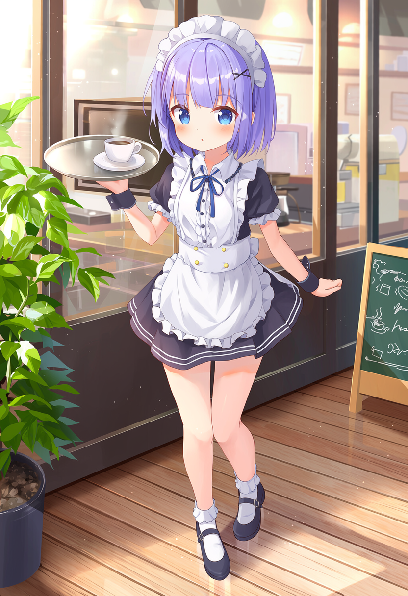 ウェイトレスちゃん／NovelAI | の人気AIイラスト・グラビア