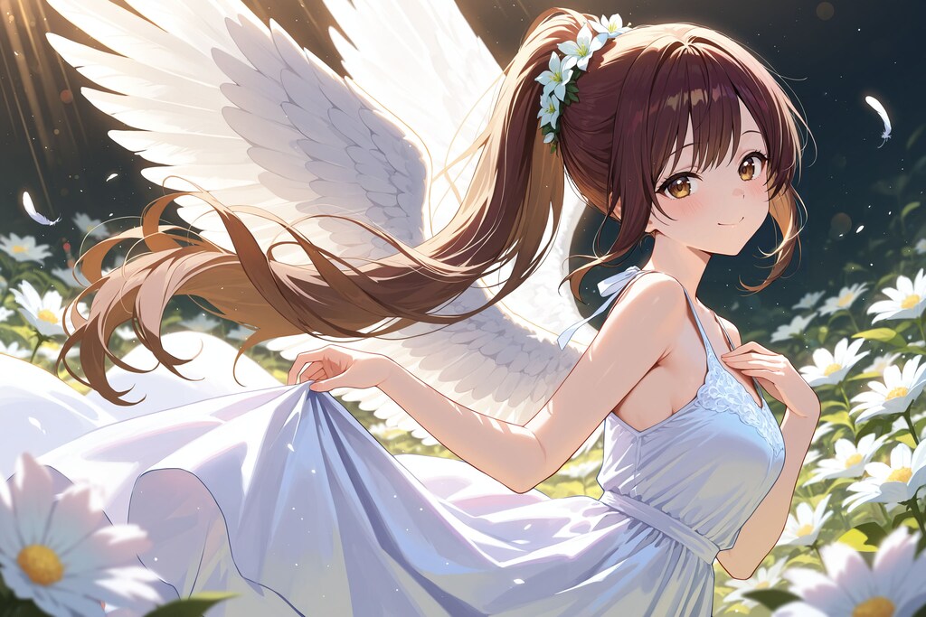 天使さん頑張ります