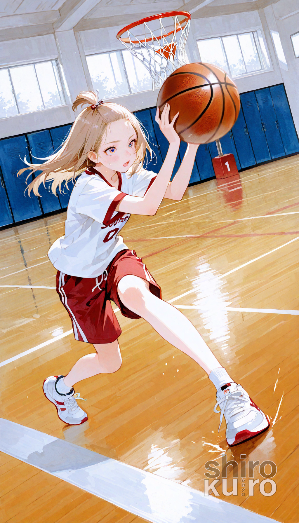 体育館のスニーカー音