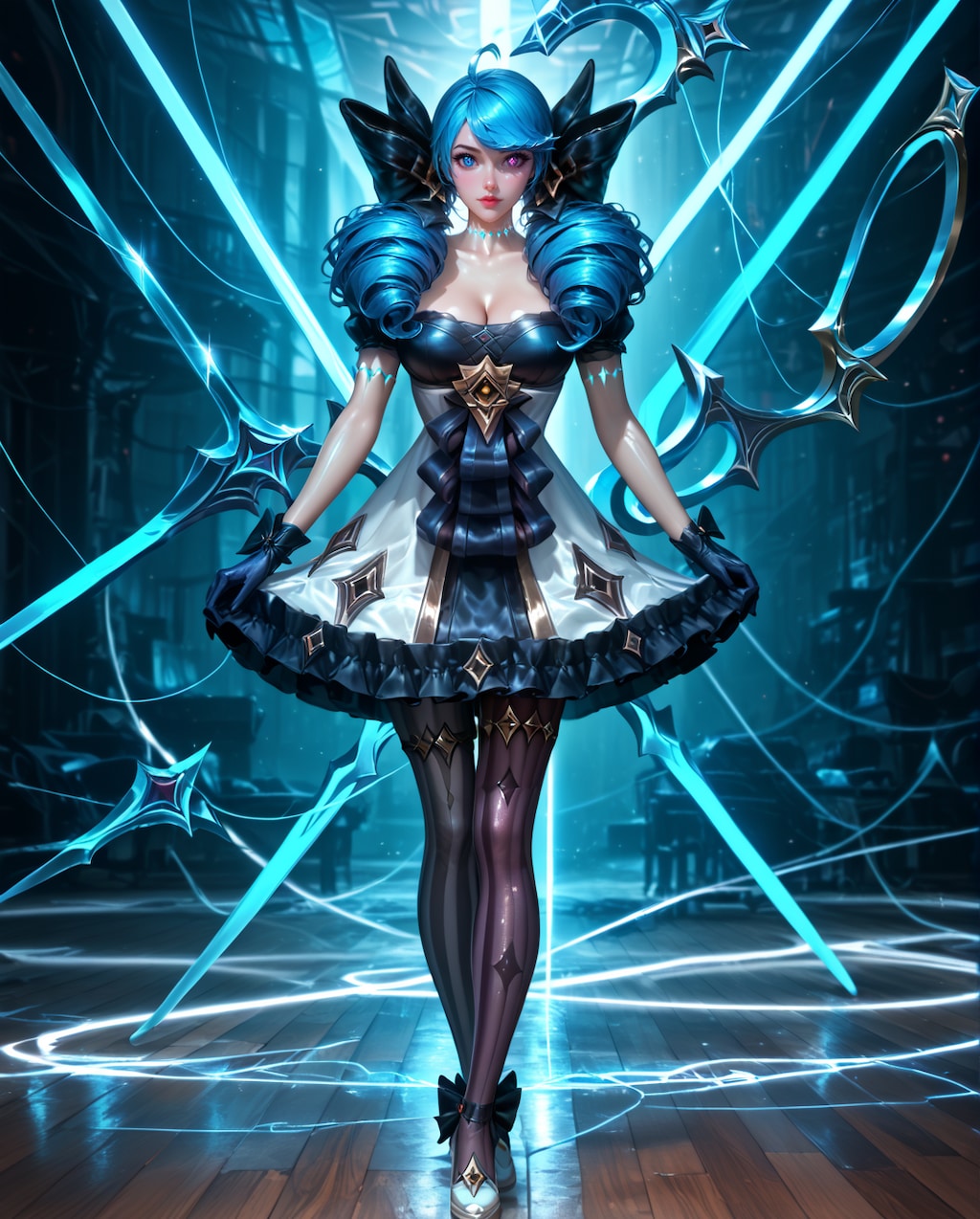 53. Date with Gwen, Frilled dress