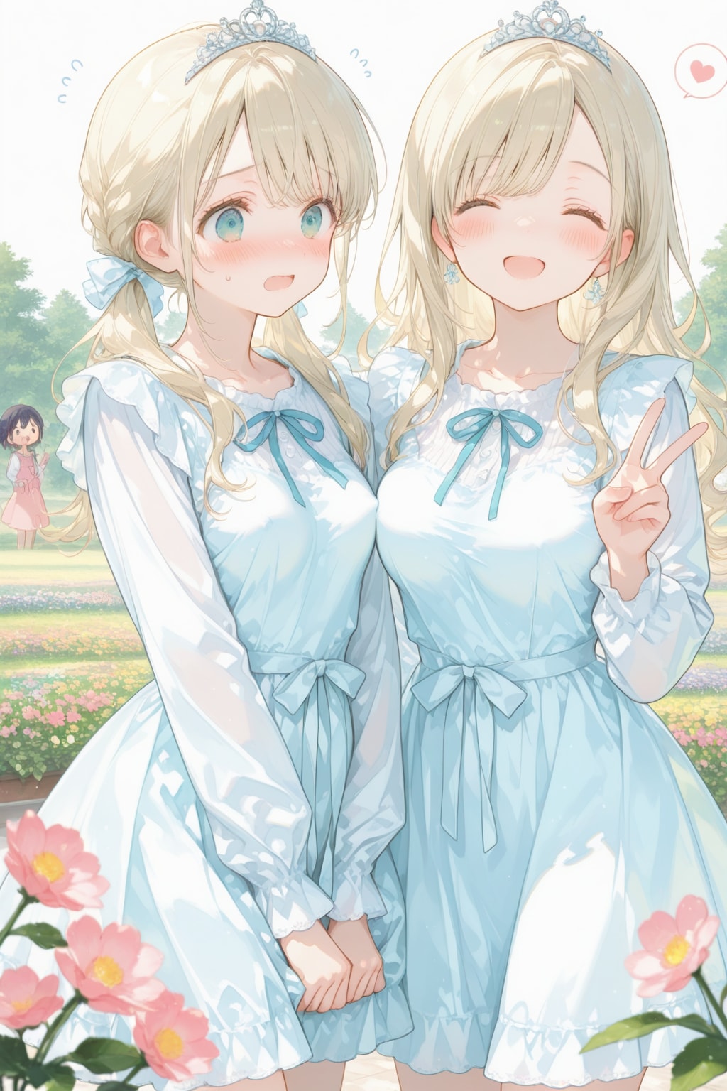 お友達と百合H👧👧
