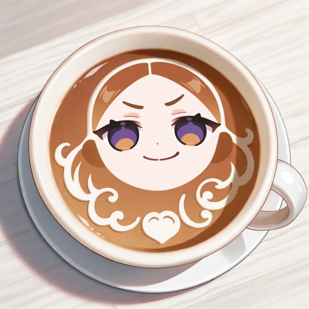 どや顔ラテアート | の人気AIイラスト・グラビア