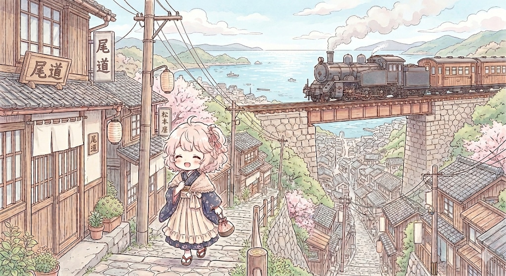 海の見える街86 | の人気AIイラスト・グラビア