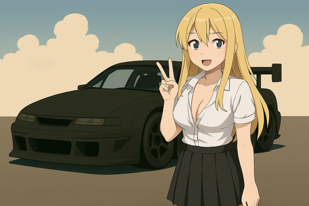 カリブラと金髪の少女