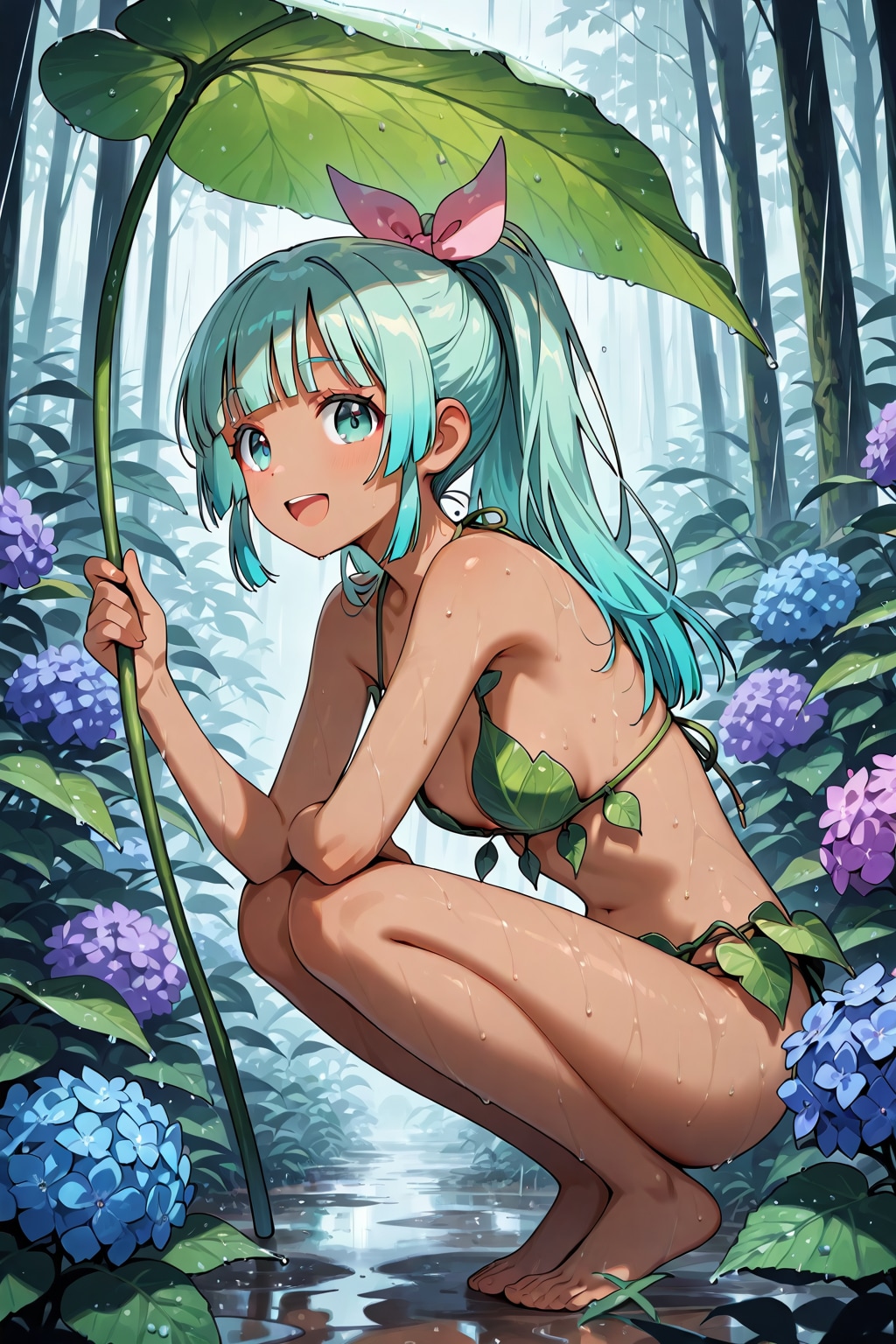 葉っぱの傘