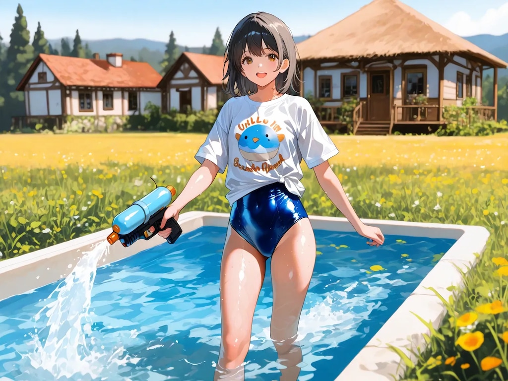 水遊び