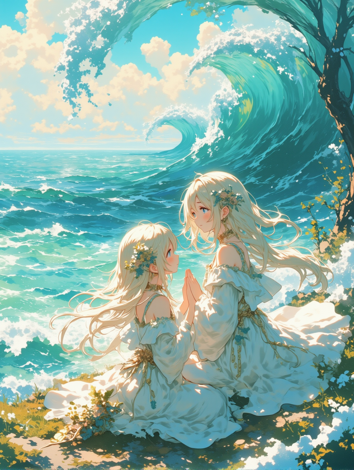 海の巫女_64 | の人気AIイラスト・グラビア