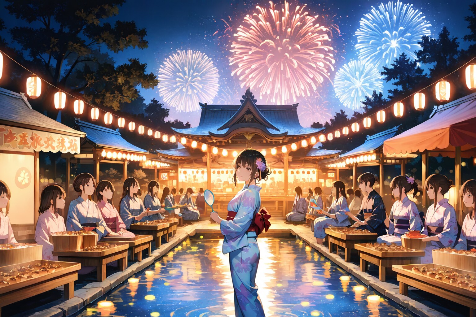 夏祭りの奇妙な祭典 | の人気AIイラスト・グラビア