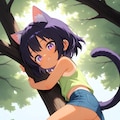 ねこみみ 069 木登り 2枚目