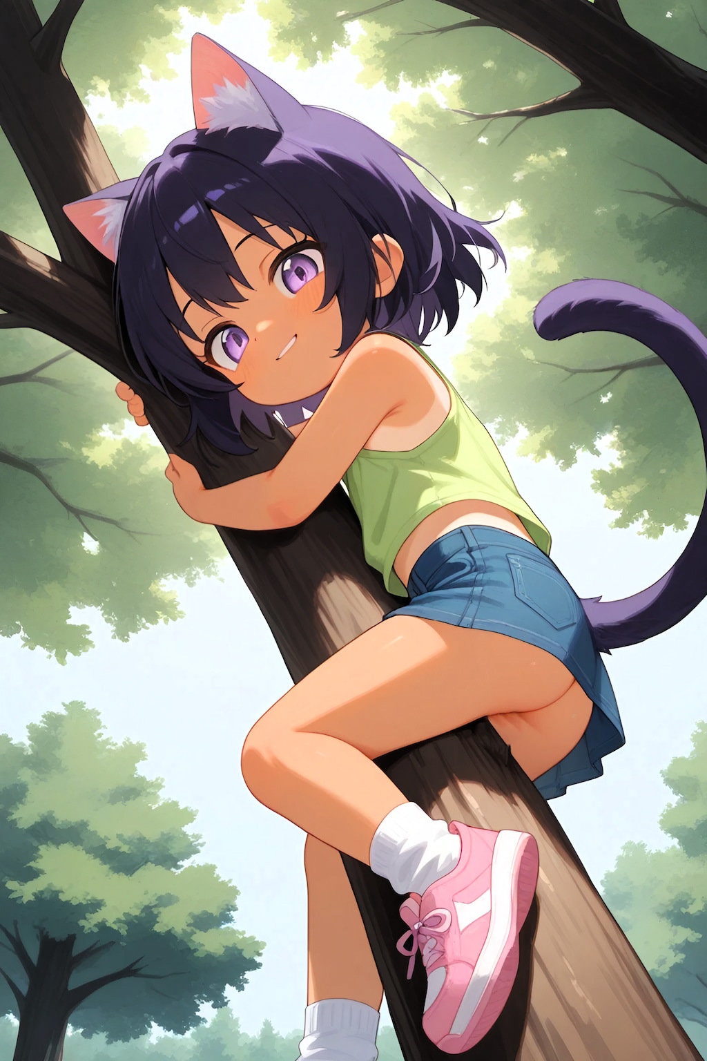 ねこみみ 069 木登り