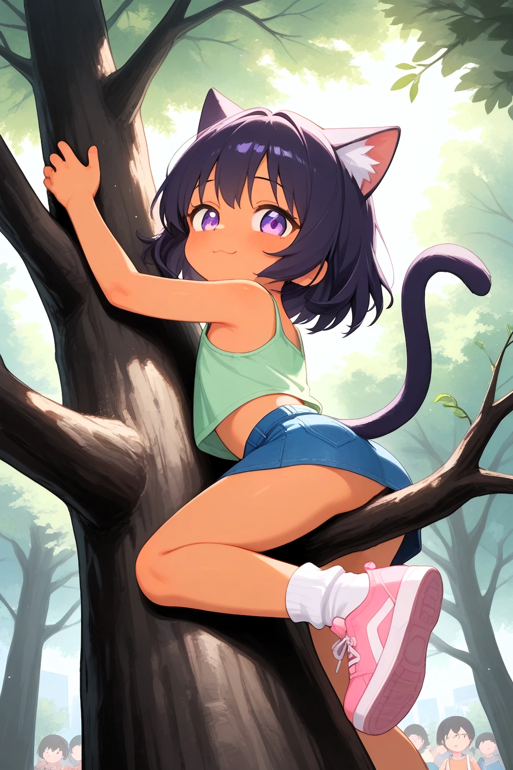 ねこみみ 069 木登り