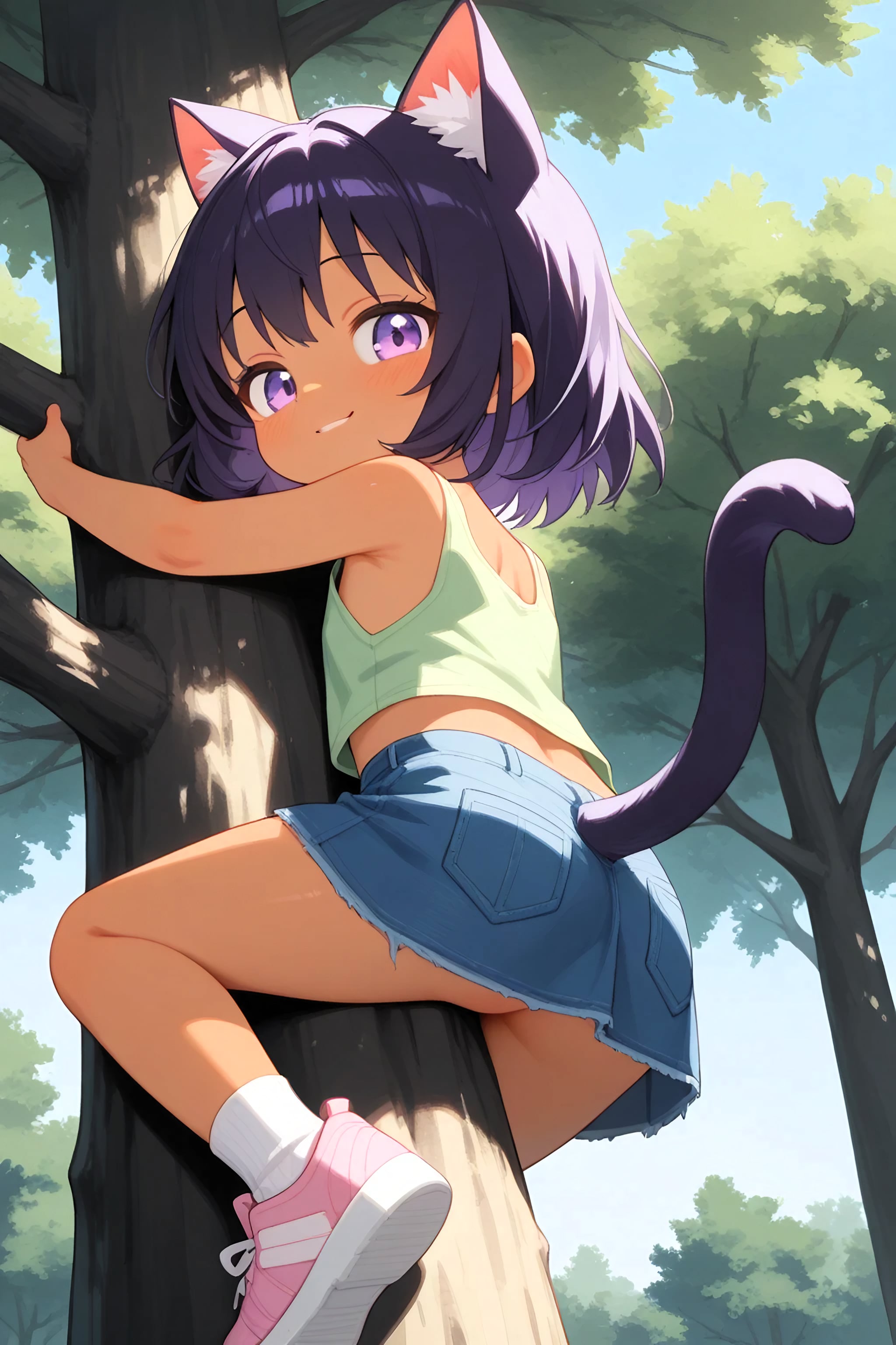 ねこみみ 069 木登り