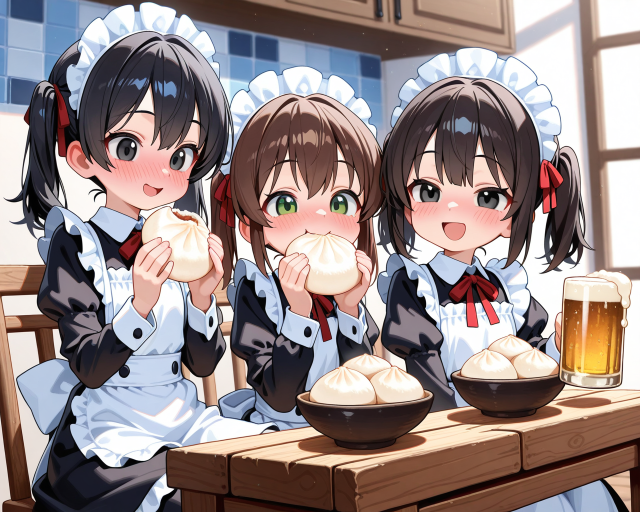 お仕事おさぼり対決！！ | の人気AIイラスト・グラビア