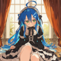 メイド眼鏡こなたに足コキしながらおしっこかけてもらう 4枚目